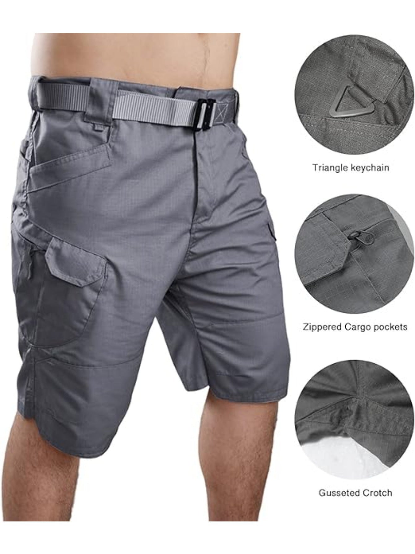 3 Piece Men's Waterproof Tactical Cargo Shorts