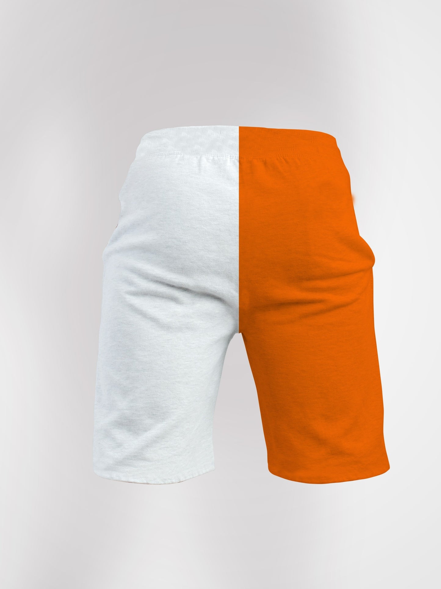 Color Block Crew Neck T-shirt /Loose Shorts