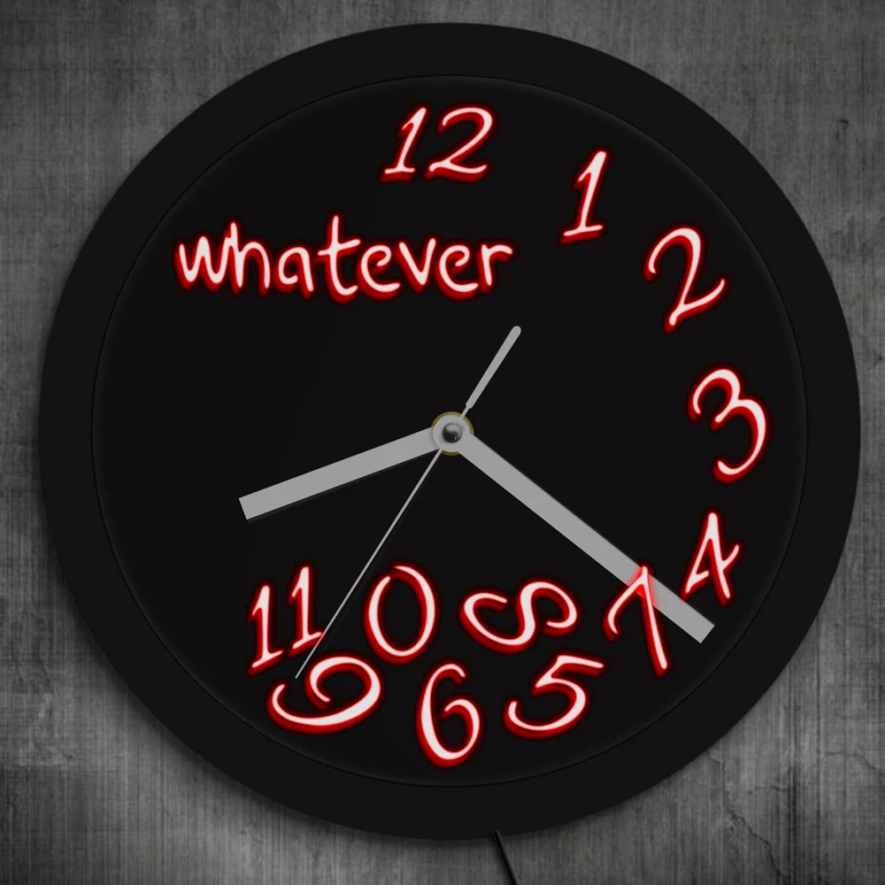 LED Clock : Whatever, You Are Late Anyway!