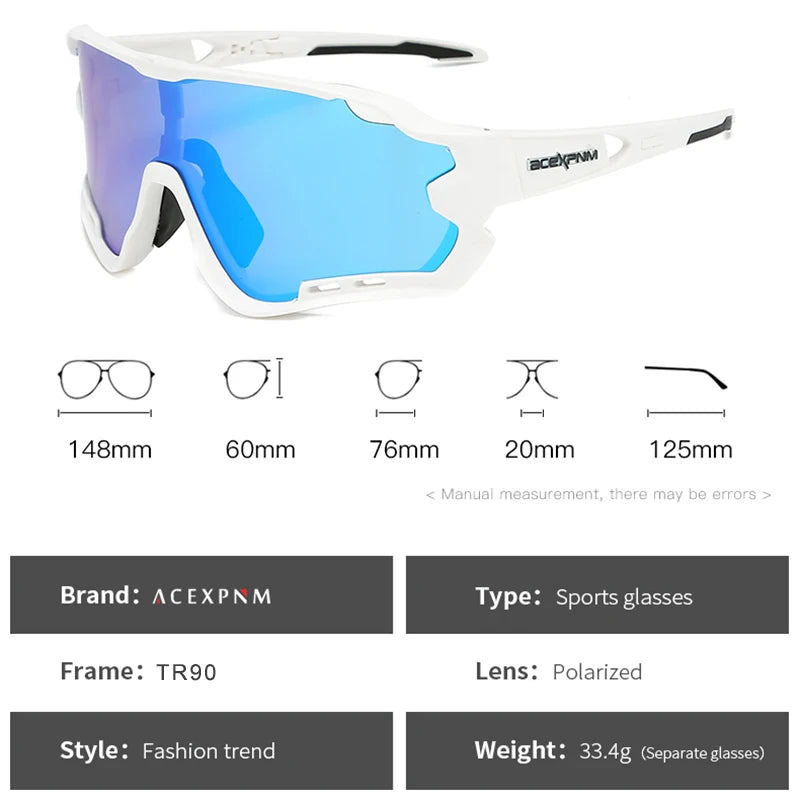 ACEXPNM Polarized Mountain Bike Cycling Glasses