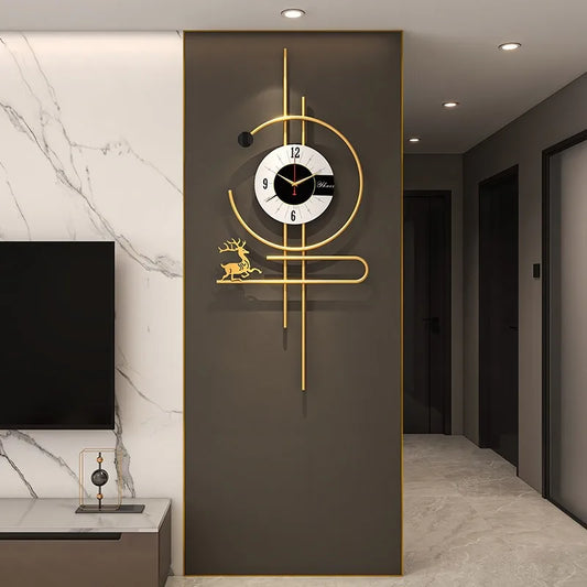 Modern Luxury Clock, Creative Wall Hanging Clock