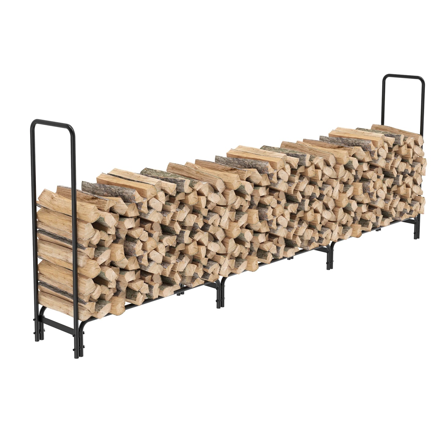 Outdoor Fire Wood Log Rack, Heavy Duty