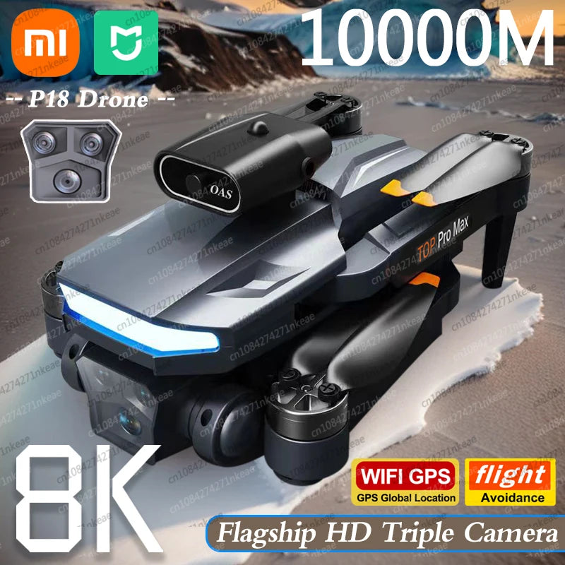 Pro Drone 8K GPS HD Triple Camera