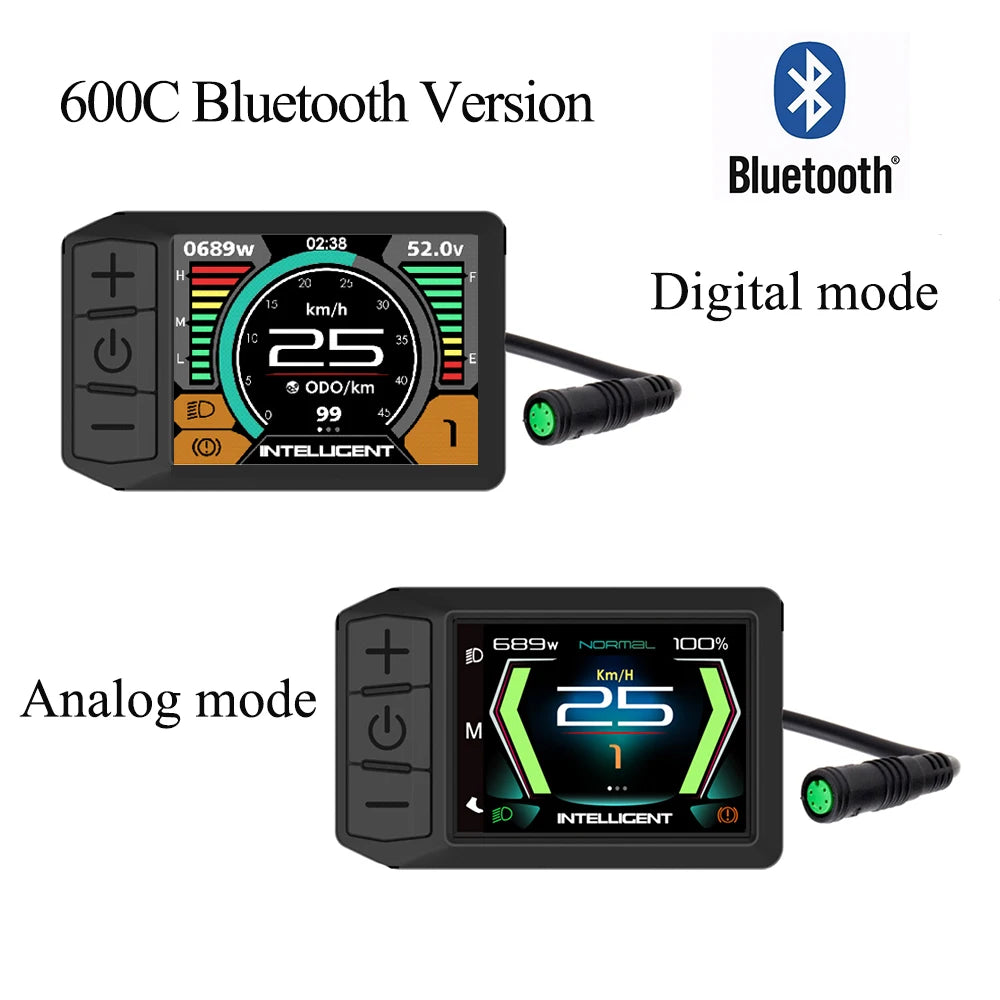 LCD 600C Display UART Bluetooth Function Indicator.