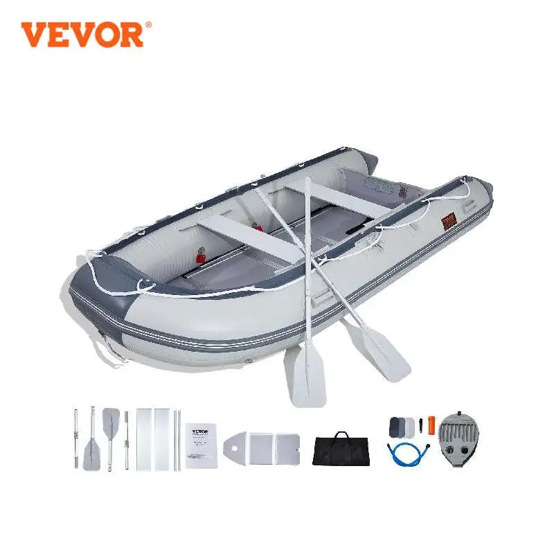 Inflatable Dinghy - Six Person Boat - Wood Floor