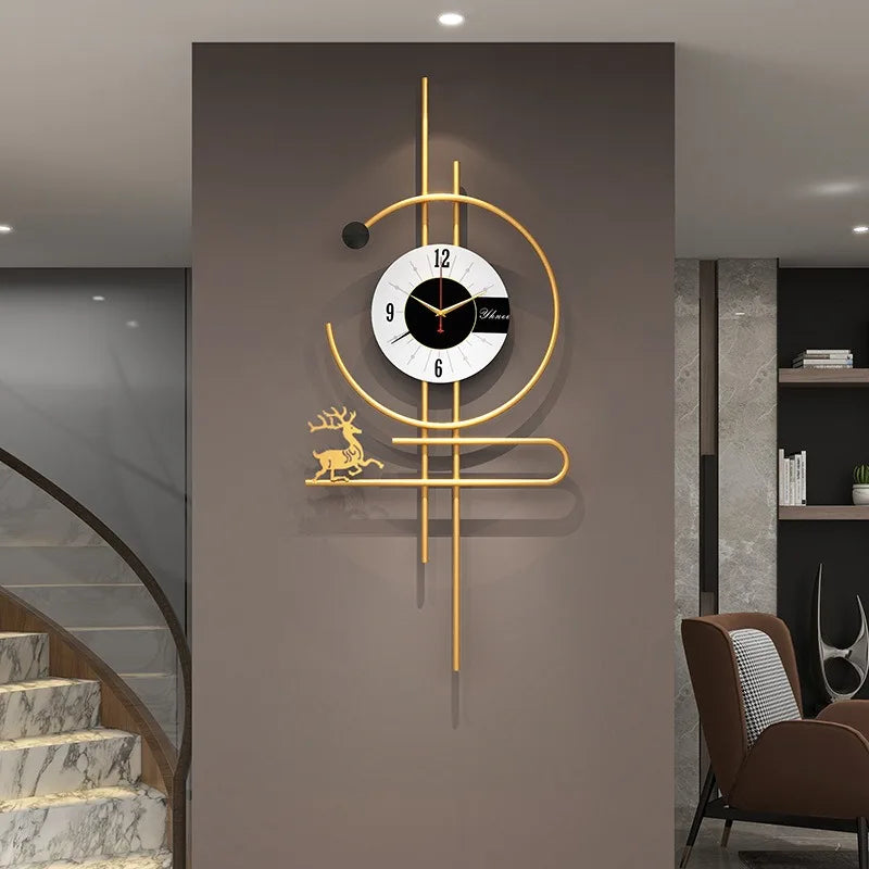 Modern Luxury Clock, Creative Wall Hanging Clock