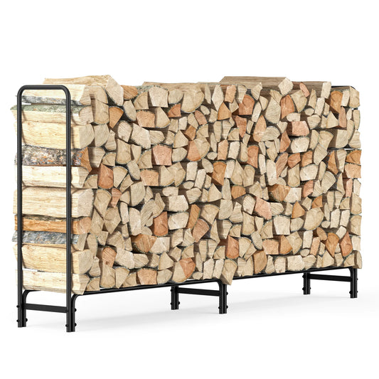 Outdoor Fire Wood Log Rack, Heavy Duty