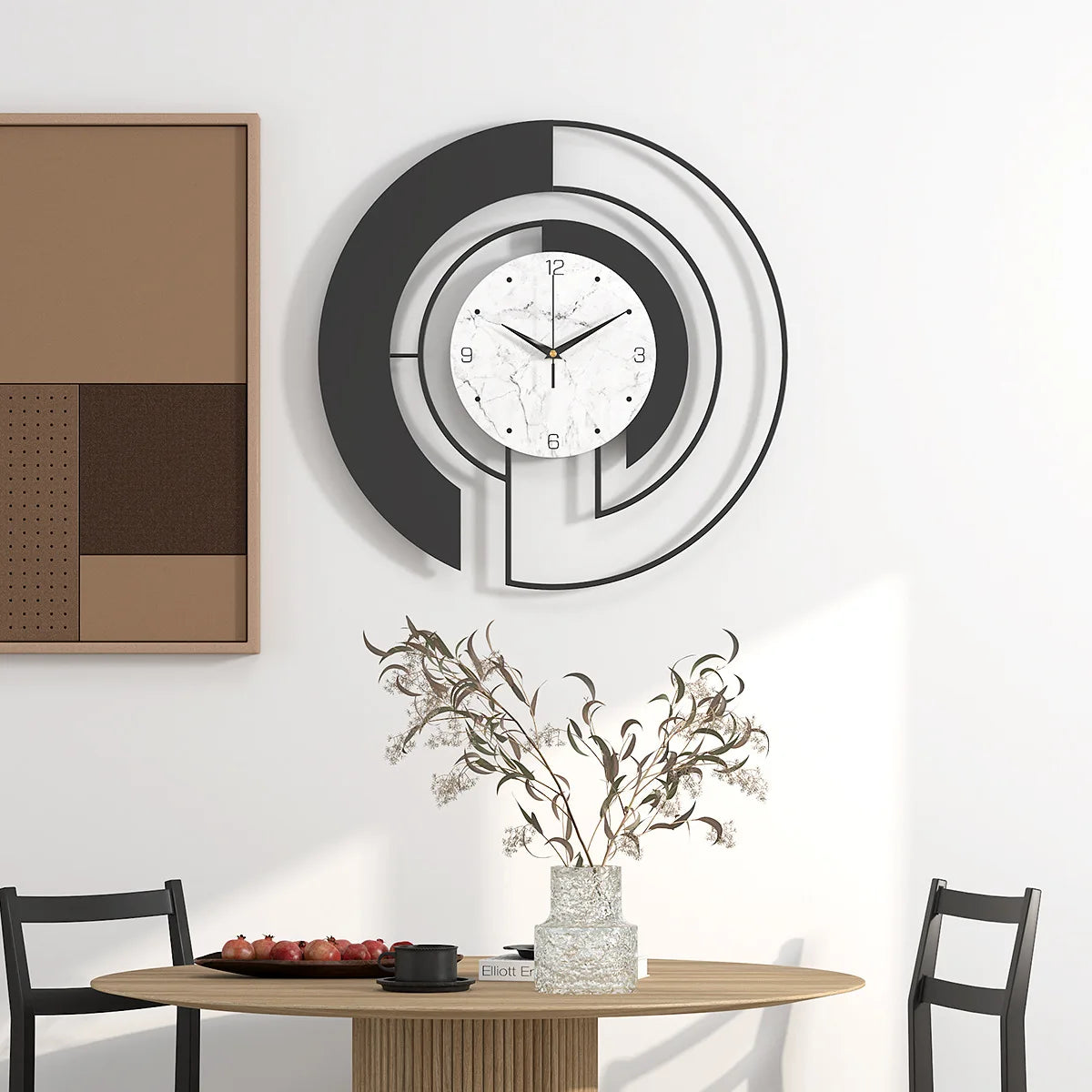 45cm Metal Living Room Luxury Wall Clock