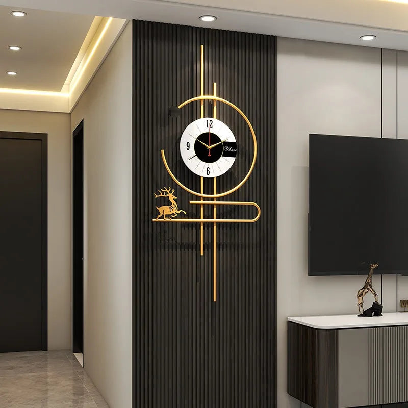 Modern Luxury Clock, Creative Wall Hanging Clock