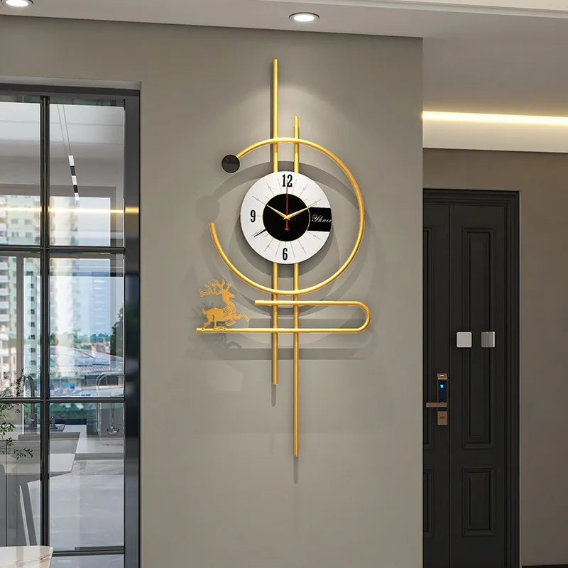 Modern Luxury Clock, Creative Wall Hanging Clock